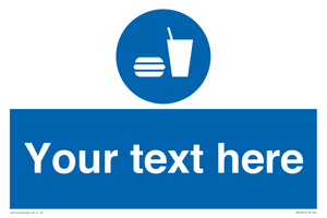 Custom mandatory eat and drink